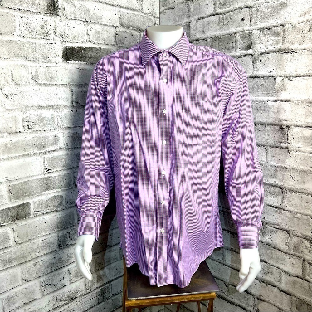Lauren Ralph Lauren Slim Fit Gingham Print Dress Shirt - Picture 1 of 6